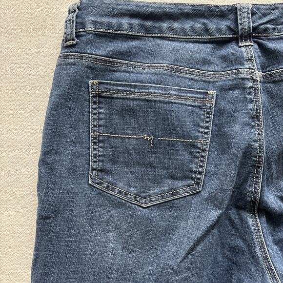 Melissa McCarthy Seven7 Jeans Women 18 Straight Blue Denim Plus Size Stretch - Picture 14 of 16